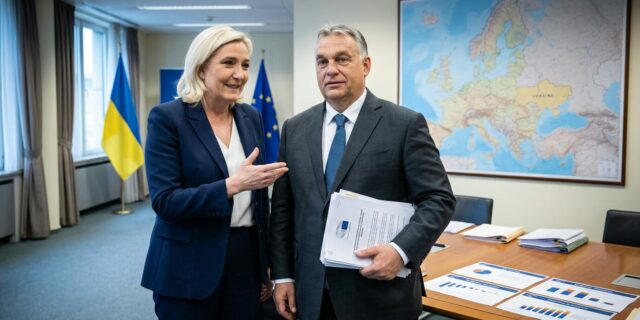 Le Penová tleskala Orbánovi za blokádu pomoci Ukrajině