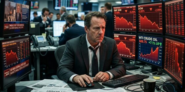 Trump mluví o míru a trhy se třesou ještě víc