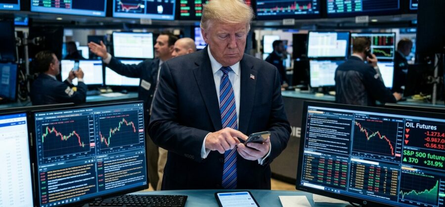 Trump psal na sociální síť a někdo na tom vydělal 800 milionů dolarů