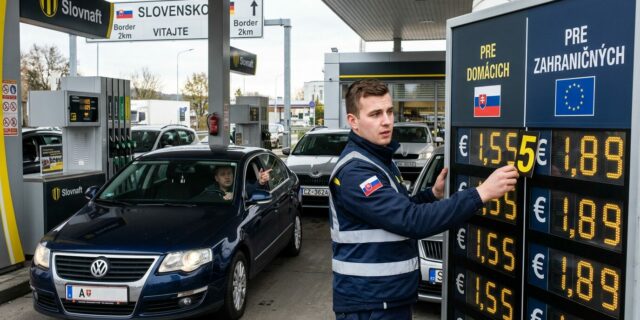 Slovensko zavádí dvojí ceny nafty. Brusel s tím může mít problém