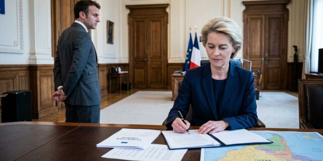 Von der Leyenová vsadila proti Francii. A Macron prohrává