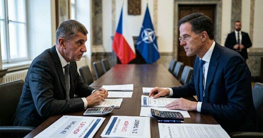 Babiš slibuje NATO plnění závazků. Jenže čísla nesedí