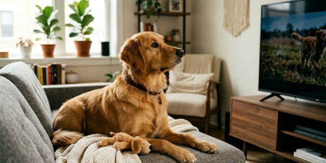 Televize pro psy: největší sledovanost má u starých a líných mazlíků