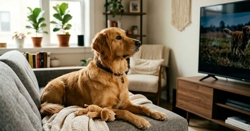 Televize pro psy: největší sledovanost má u starých a líných mazlíků