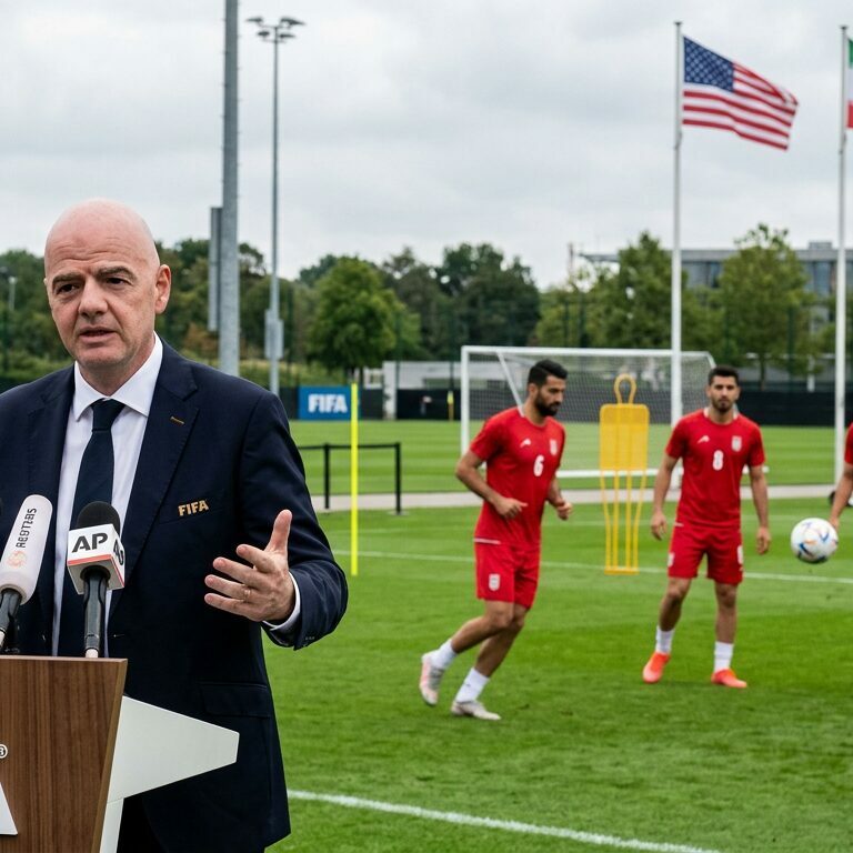 Fotbal uprostřed války: Trump nechce Írán na MS, FIFA na účasti trvá