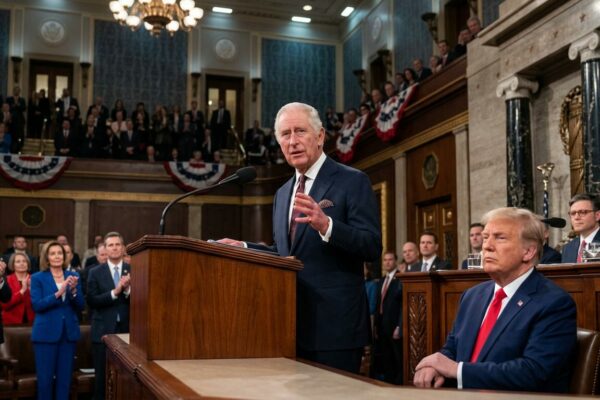 Král mluvil o NATO a Trump poslouchal. Nebo ne?