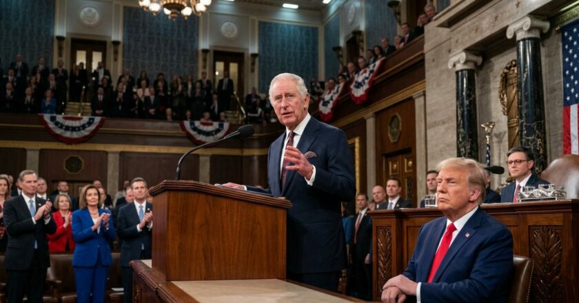 Král mluvil o NATO a Trump poslouchal. Nebo ne?