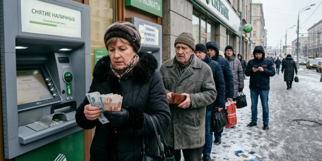 Když stát chce vidět každý rubl: Rusové berou peníze a utíkají