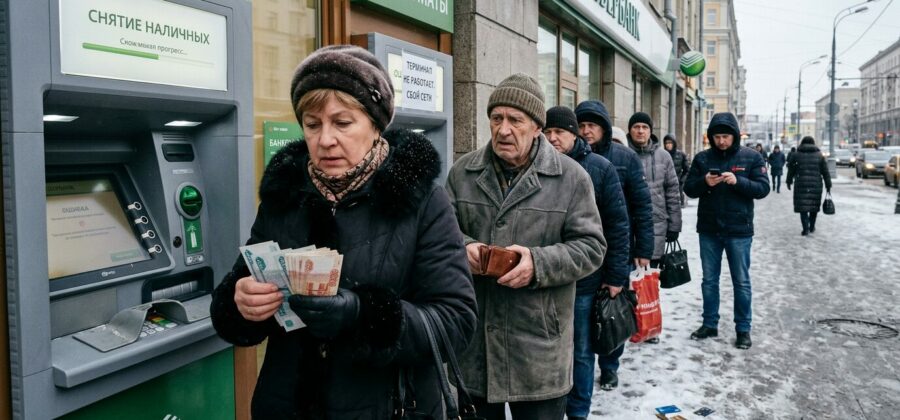 Když stát chce vidět každý rubl: Rusové berou peníze a utíkají