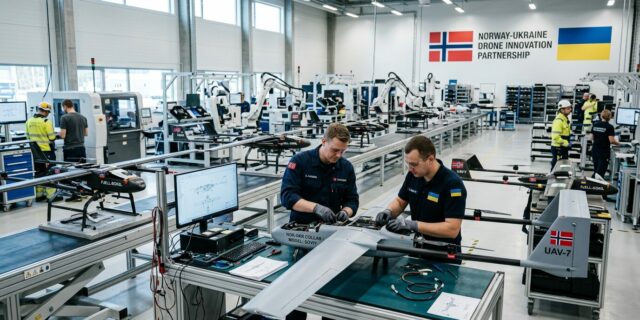 Když se drony vyrábějí v zemi fjordů. Norsko sází na ukrajinskou zkušenost