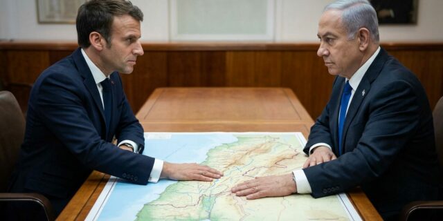 Macron chce příměří i pro Libanon. Netanjahu říká ne