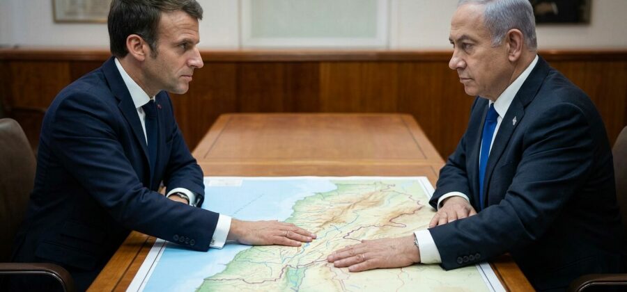 Macron chce příměří i pro Libanon. Netanjahu říká ne