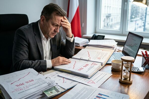 Polsko na hraně: dluh míří ke kritické hranici