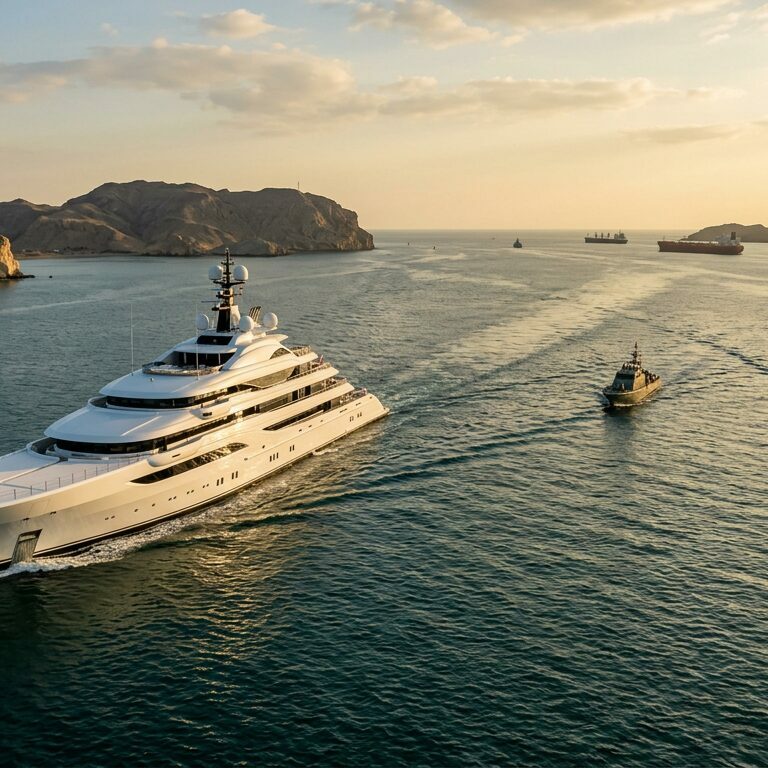 Jak je to možné? Ruský oligarcha projel Hormuzem na své jachtě bez problémů