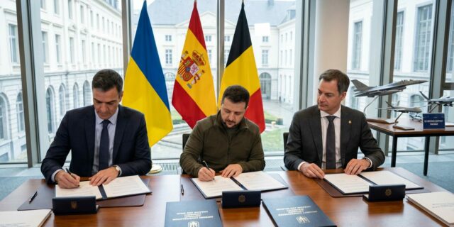 Španělsko a Belgie posílají Ukrajině dvě miliardy. A chtějí s ní vyvíjet drony