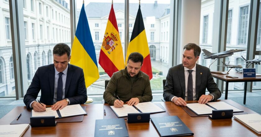 Španělsko a Belgie posílají Ukrajině dvě miliardy. A chtějí s ní vyvíjet drony