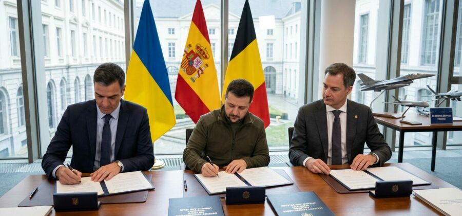 Španělsko a Belgie posílají Ukrajině dvě miliardy. A chtějí s ní vyvíjet drony