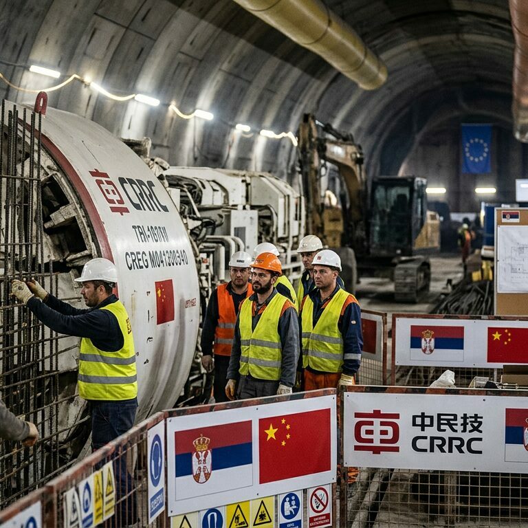 Srbsko staví metro s Čínou. A vzdaluje se Evropě